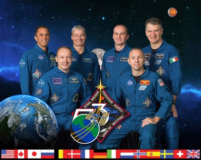 ISS Expedition 53 Mannschaftsfoto