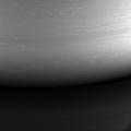 Impaktort von Cassini auf Saturn
