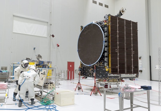 Betankung von BSAT 4a in Kourou