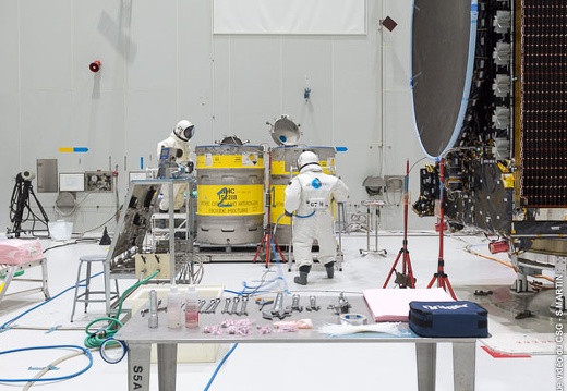 Betankung von BSAT 4a in Kourou
