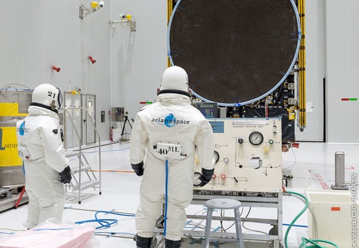 Betankung von BSAT 4a in Kourou