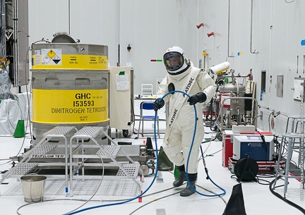 Betankung von Intelsat 37e in Kourou