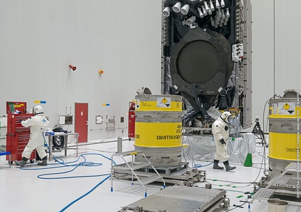Betankung von Intelsat 37e in Kourou