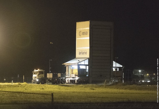 Transport von Intelsat 37e in Kourou
