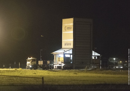 Transport von Intelsat 37e in Kourou