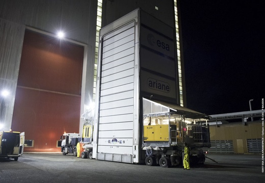 Transport von Intelsat 37e in Kourou