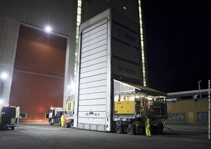 Transport von Intelsat 37e in Kourou