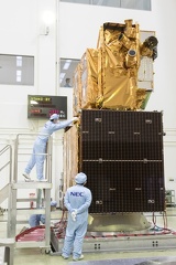 GCOM-C am 30. Januar 2017 auf dem Schütteltisch