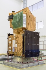 GCOM-C am 30. Januar 2017 auf dem Schütteltisch