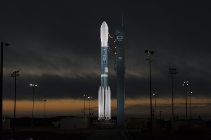 Delta II mit JPSS-1 - auf der Startrampe