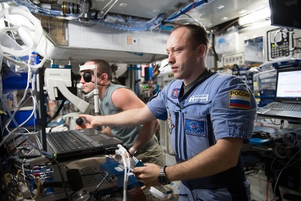 Augenuntersuchung auf der ISS