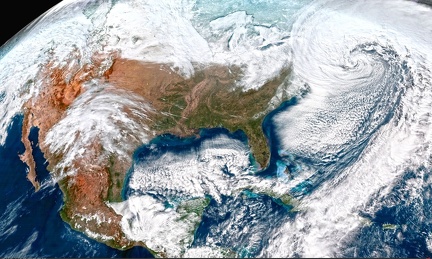 GEOS-16 Aufnahme Wetter USA