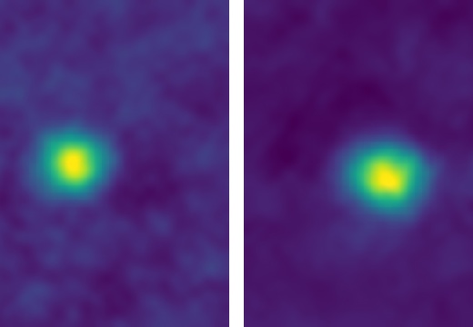Kuiper Belt-Objekten 2012 HZ84 und 2012 HE85