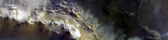  Das ExoMars Bild zeigt den Korolev Krater 
