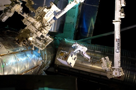 RRM-Modul - Ankunft auf der ISS