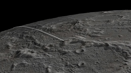 Kollision der GRAIL Sonden auf dem Mond