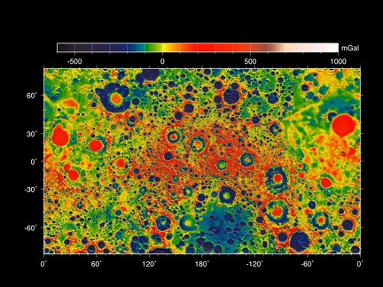 Gravitationsfeld des Mondes