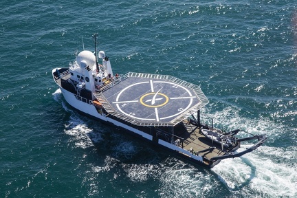 Crew Dragon - BergungsSchiff 