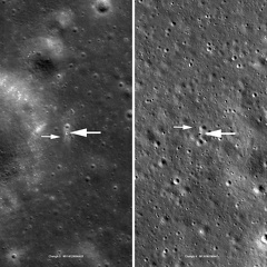 Genaue Ansichten von Chang'e 3 und Chang'e 4