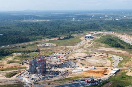 Ariane 6 launch zone under construction