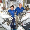 ISS - Außenbordeinsatz Christina Koch und Andrew Morgan
