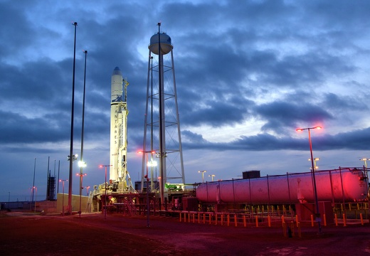 Antares Cygnus CRS-12 - Rollout 