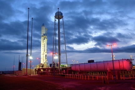 Antares Cygnus CRS-12 - Rollout 