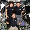 Dreier Besatzung auf der ISS