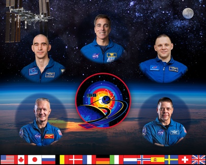 ISS - Expedition 63 Crew Portrait