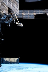 ISS - Außenbordeinsatz Piotr Dubrow