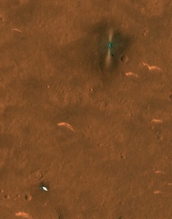  Der parachute &amp; backshell der Tianwen-1 Mission
