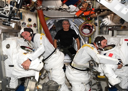 ISS - EVA Shane Kimbrough und Thomas Pesquet