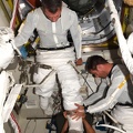 ISS - Raumanzug Anzugprobe