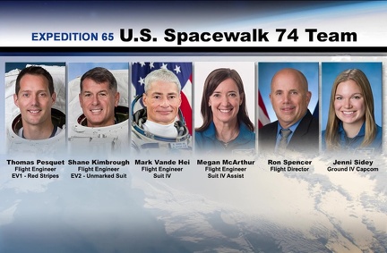 ISS - US EVA-74