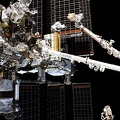 ISS - EVA iROSA Installation