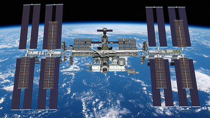 ISS - EVA iROSA Installation