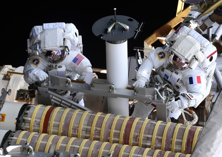 ISS - EVA iROSA Installation