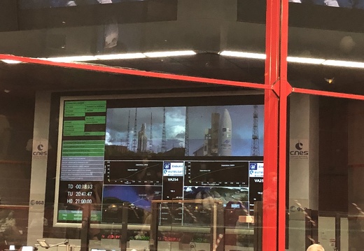 Vor dem Start der Ariane 5