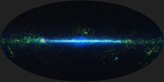 Mosaik vom gesammten Himmel durch WISE