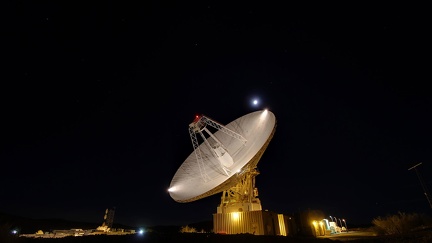 Die 70 Meter Antenne DSS-14 in Goldstone