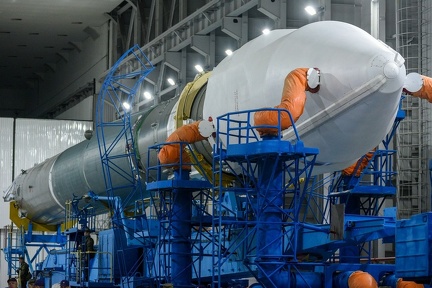 Sojus 2.1w mit Kosmos 2558