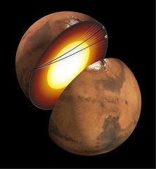 InSight entdeckt Beben, die in den Marskern eingedrungen sind
