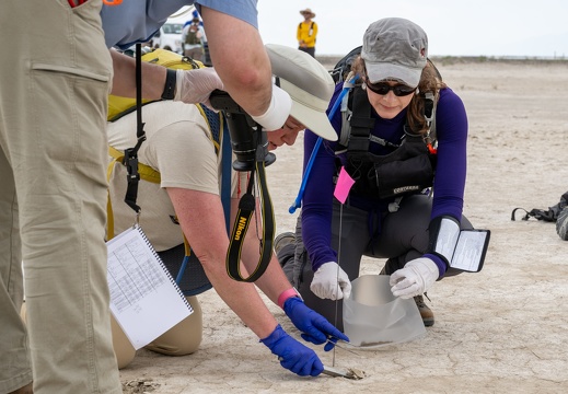 &#220;bung mit der Scheinprobenkapsel